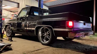 How to lower your 73-87 c10 for dirt cheap($240)and still get a great ride and killer stance…