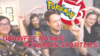 drawfee ranks pokémon starters | stream compilation