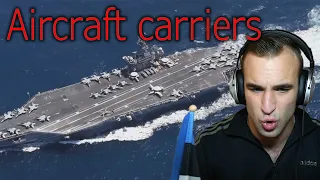 Estonian soldier reacts to U.S. Aircraft Carriers