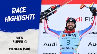Sarrazin outduels big names in Wengen Super G | Audi FIS Alpine World Cup 23-24