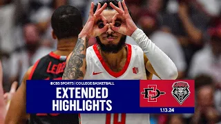 No. 19 San Diego State at New Mexico: College Basketball Extended Highlights I CBS Sports