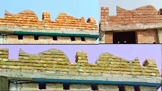 naya amazing 2022 parapet design rajmistri design top parapet desigin