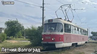 Летние трамваи Волгограда. Волгоградский транспорт.