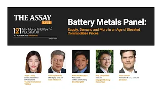 Battery Metals Panel: Supply, Demand and More in an Age of Elevated Commodities Prices