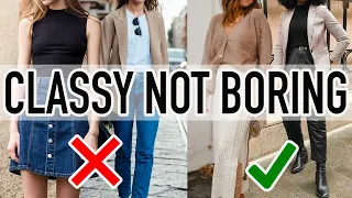 How to Dress Classy but not boring! *Ways to make your classy outfit look more Interesting*