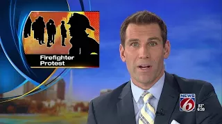 Disney firefighters protest Disney Springs opening