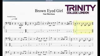 Brown Eyed Girl Trinity Grade 2 Bass