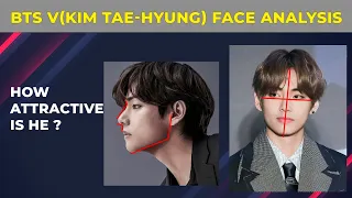 #blackpill #lookmaxxing  how attractive is bts v ? || kim tae-hyung or bts v  face analysis