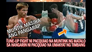 PACQUIAO MUNTIK NG MASIRA ANG PANGARAP NITONG MAKALABAN SI BARRERA DAHIL SA ISANG TUNE-UP FIGHTS