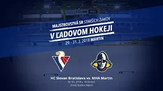 Slovan – Martin (Majstrovstvá SR starších žiakov 2018)