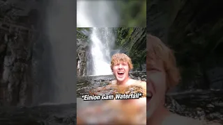 I found a secret waterfall in Wales!