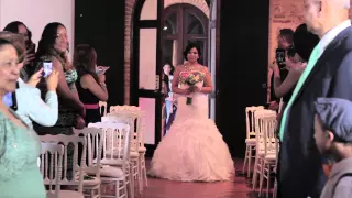 Bride Surprises Groom While Walking Down the Aisle