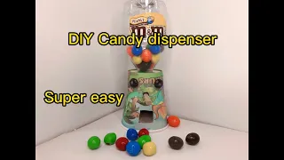 DIY candy dispenser at home (super easy)