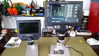 G1200 X 7" Digital Microscope [unbox / review / first test