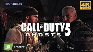 Call of Duty Ghost 4K 5th Mission (Homecoming) Gameplay 2022 #PC version (COD Ghosts)