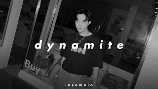 bts - dynamite (𝒔𝒍𝒐𝒘𝒆𝒅 𝒏 𝒓𝒆𝒗𝒆𝒓𝒃)