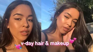 HOW TO LOOK CUTE ON VALENTINES DAY (hair, makeup,& bodycare) | Raimi Reyes