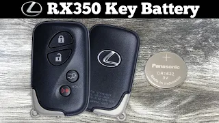 How To Replace 2010 - 2015 Lexus RX350 Remote Fob Key Battery - RX 350 Replacement Change Tutorial