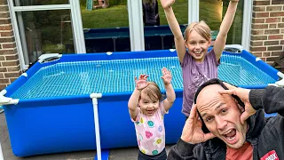 Flying Hausmeister: Pool Aufbau mit der Familie