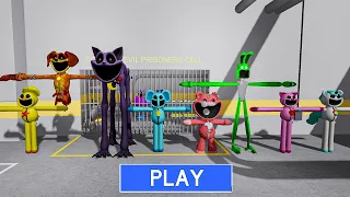 POPPY PLAYTIME 3 ALL SMILING CRITTERS BARRY'S PRISON RUN Obby New Update - Roblox All Bosses #roblox