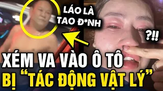 Dừng đèn đỏ NGÃ XE về phía ô tô đang đậu, cô gái bị TÁC ĐỘNG VẬT LÝ không thương tiếc | Tin 3 Phút