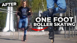WILL Improve ONE FOOT on INLINE SKATES (PART 1)