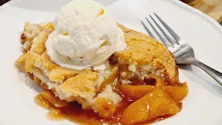 Bisquick Peach Cobbler