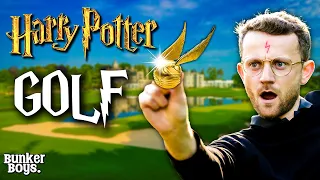 We Added HARRY POTTER SPELLS To Our Golf Match!