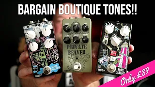 BRAND NEW SoundLad Liverpool Pedals!! | Clean Machine, Private Beaver & Belter Skelter (Pedal Demo)