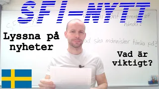 Lyssna på nyheter och fundera på frågorna, SFI