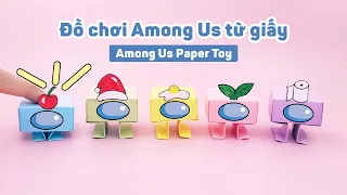 [Quyensachnho] Hướng dẫn Gấp Đồ chơi Among Us bằng giấy | Among Us Paper Toy | DIY Paper Toy