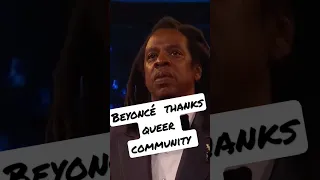 Beyoncé  thanks the queer community in her grammy speech