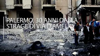 Palermo, 30 anni dalla strage di via D’Amelio