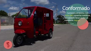 Mototaxi de gasolina 200 CC para 4 pasajeros