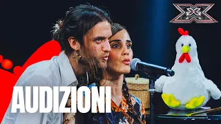 La canzone della GALLINA 🐓 | X Factor 2023 AUDIZIONI