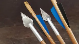 How to Make Broadhead Arrows From an Old Saw Blade