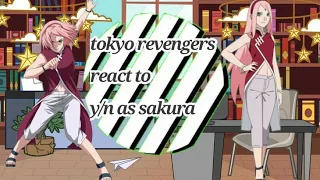 Tokyo revengers react to y/n as sakura haruno (uchiha) (ready description ⚠️)