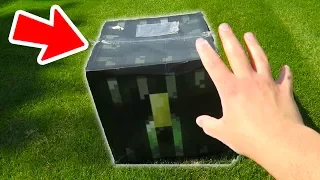 they SENT ME a LIFE-SIZE ENDER CHEST!!! - LEGO Minecraft MOUNTAIN CAVE