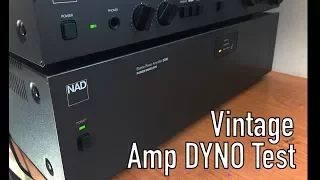 Vintage NAD 2200 Power Envelope Audio Amplifier Dyno Test