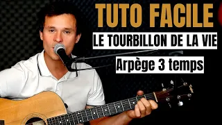 TUTO GUITARE FACILE Jeanne Moreau - Le tourbillon de la vie POUR DÉBUTANT