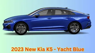 2023 New Kia K5 - YACHT BLUE - Walkaround