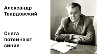 Александр Твардовский Снега потемнеют синие Учить стихи легко Аудио Стихи Слушать Онлайн