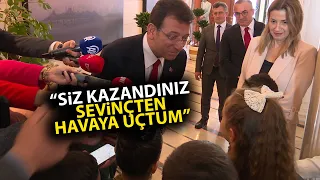 23 Nisan Çocuğundan Ekrem İmamoğlu'na sürpriz konuşma: Siz kazanınca sevinçten havalara uçtum!