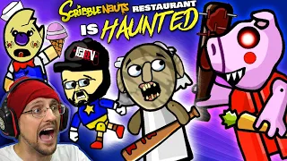 PIGGY invades FGTeeV's HAUNTED Restaurant!  Revenge 4 Granny! (Scribblenauts Unlimited #4)