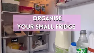 Small Fridge Organization UK | Declutter and Clean With Me |  Organize With Me  |