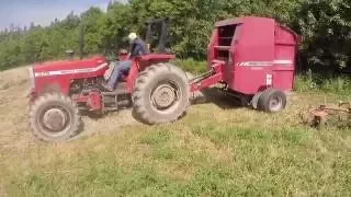 Baling Hay   MF375