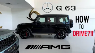 G63 | G Wagon | How To Drive?!!  Basic Driving Tutorial | Mercedes Benz |