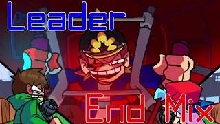 Challenge-Edd BUT i combined end mix with “Leader” | FNF