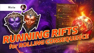 Running 50 Crests in Elder Rifts in search of Roiling Consequence! Diablo Immortal Wizard