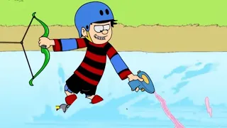 Water Skiing! | Funny Episodes | Dennis and Gnasher